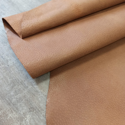 Кожа подкладочная (спилок свиной) Коньяк фото 7
