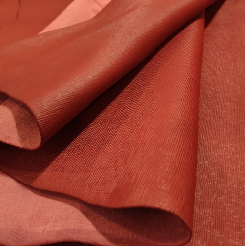 Кожа Сафьяно 1,5-1,8 мм хром. дубл. Красный Италия фото 3