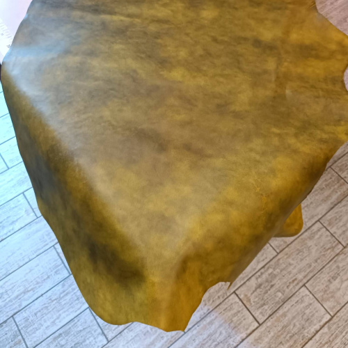 Кожа КРС 1,2 мм Фьюжен Жёлтый фото 4