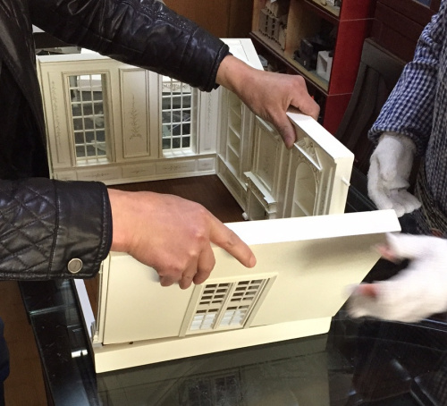 Румбокс для кукол Роспись на белом  D RX-001 - фото товара фото 5