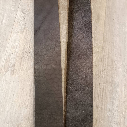 Заготовка для ремня хром. дубл. 39 мм толщ. 3,6 мм Тёмно Коричневый   ZR RU-Braun - фото товара фото 4