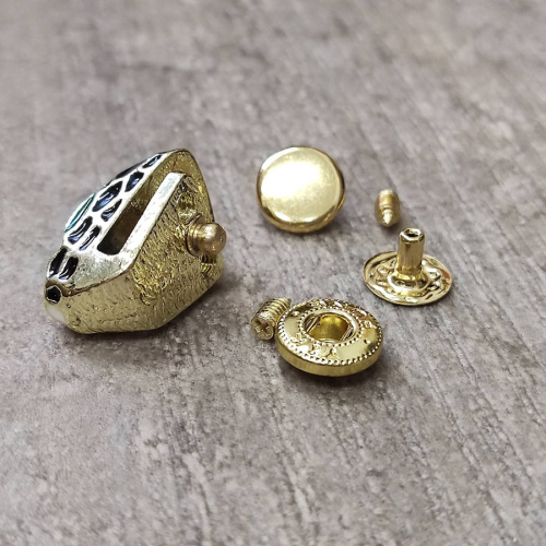 Застежка для сумки 13 мм Змея  Z-588 - фото товара фото 2