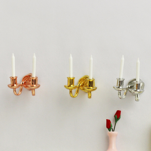 Бра для кукол с 2-мя подсвечниками, три цвета Бра для кукол с 2-мя подсвечниками, три цвета