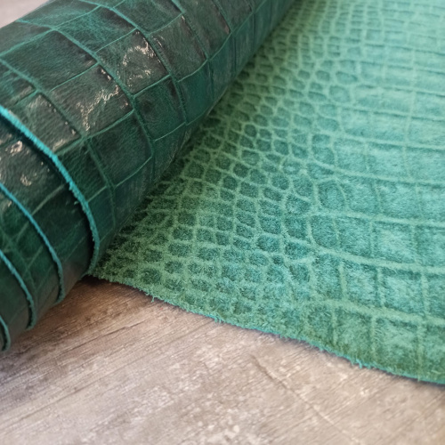 Кожа Кайман 1,0 Зеленый Турция фото 4