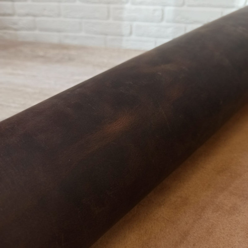 Кожа Крейзи Хорс Твинкл Twinkle 1,3-1,5 мм Шоколад фото 4