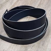 Заготовка для ремня раст. дубл. 39 мм толщ. 2,9 мм Черно-синий Италия  - купить для кожевенного хобби