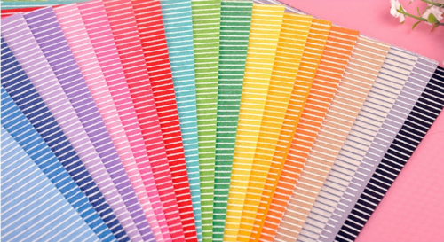 Фетр жесткий 1 мм 30х30 см принт Полоска фото 4