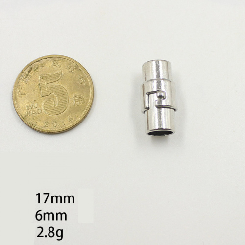 Застежка 3-10 мм для браслета поворотная Черно-серый фото 11