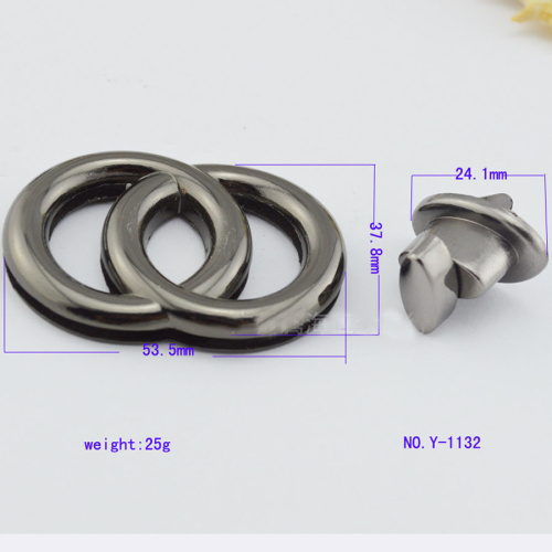 Застежка декоративная для сумки Y-1132 фото 2 Застежка декоративная для сумки Y-1132 фото 2