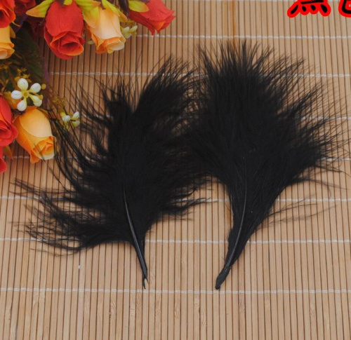 Перо индейки пуховое 10 шт. фото 6