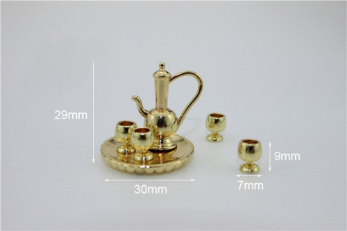 Набор металлический посуды для кукол фото 2 Набор металлический посуды для кукол фото 2