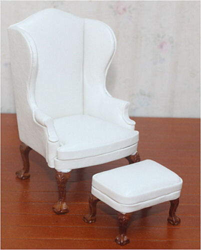 Кресло для кукол с пуфом Белое | Галерея фото | Pava.pro Кресло для кукол с пуфом Белое - фото товара
