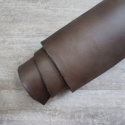 Кожа Чепрак 2,8-3,0 мм раст. дубл. Коричневый Италия