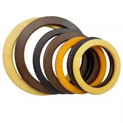 Ручки для сумки деревянные круглые, пара фото 4