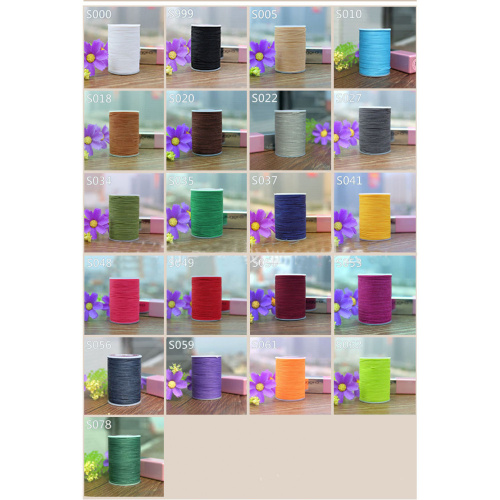 Нить для кожи вощеная 0,7 мм круглая Galaces 65 м особопрочная фото 2