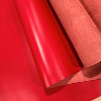 Кожа КРС 1,2-1,4 мм пылевидная с покр. Красный