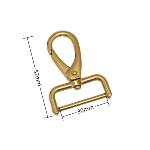 Карабин 15-40 мм с винтом Латунь арт.1540 фото 4