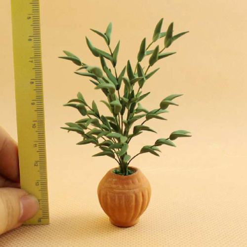 Бамбук в керамическом горшке для кукольного дома  B Z01 - фото товара фото 2