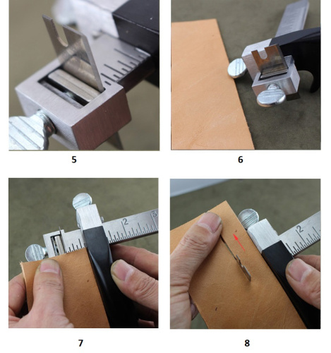 Нож для ремней страп-куттер алюминий фото 7