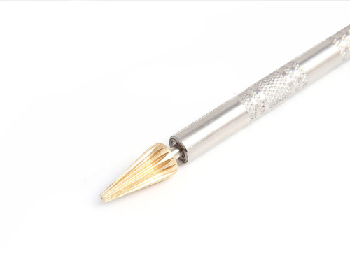 Инструмент двухсторонний для окрашивания уреза кожи и нанесения химии фото 6