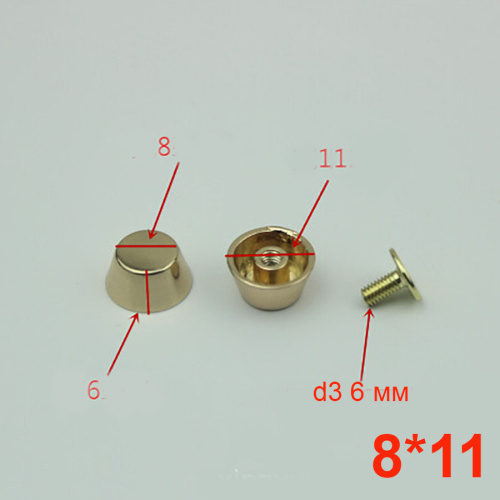 Пукля (ножка) для сумок конусная фото 4