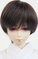 Парик для кукол Стрижка с челкой FBE511С цвет 6# размер C  - купить для кожевенного хобби