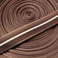 Лента ременная 38 мм утолщенный край с полосой пэ  - купить для кожевенного хобби