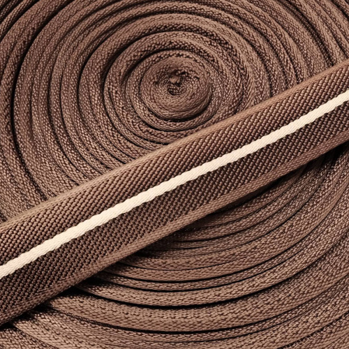 Лента ременная 38 мм утолщенный край с полосой пэ | Галерея фото | Pava.pro Лента ременная 38 мм утолщенный край с полосой пэ LRG_38PP - фото товара