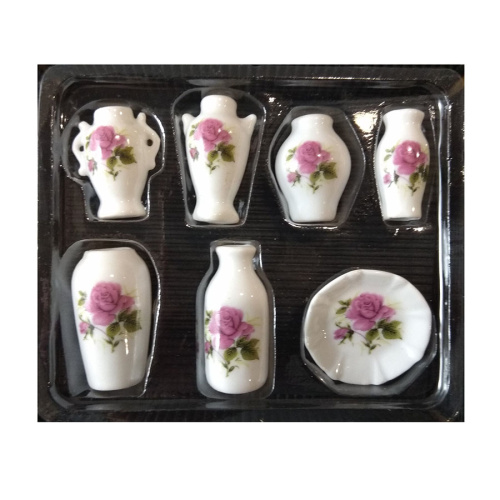 Набор ваз для кукольного дома фото 2