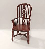 Стул с подлокотниками для кукол Миниатюра 1:12  - купить для кожевенного хобби