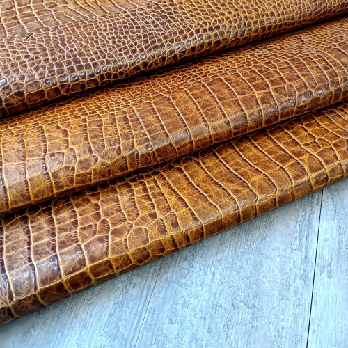 Кожа Кайман 1,0 Рыжий Турция фото 4