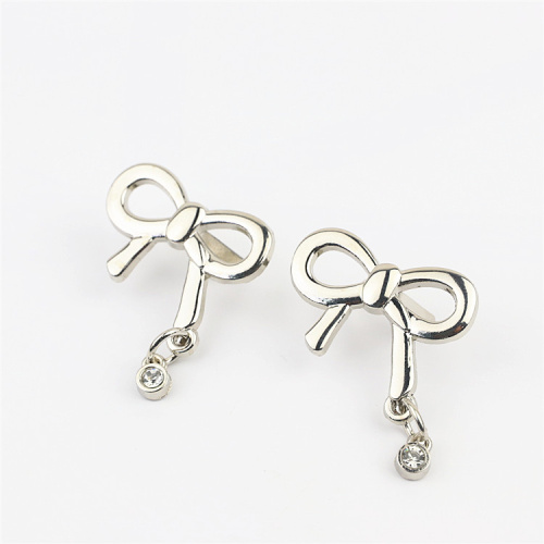 Зажим декоративный Бант со стразом фото 3