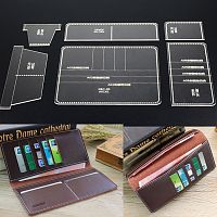 Шаблоны-лекала для портмоне XBC-05  - купить для кожевенного хобби