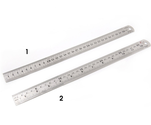 Линейка металлическая двусторонняя 30 см | Галерея фото | Pava.pro Линейка металлическая двусторонняя 30 см AC XN-030 - фото товара
