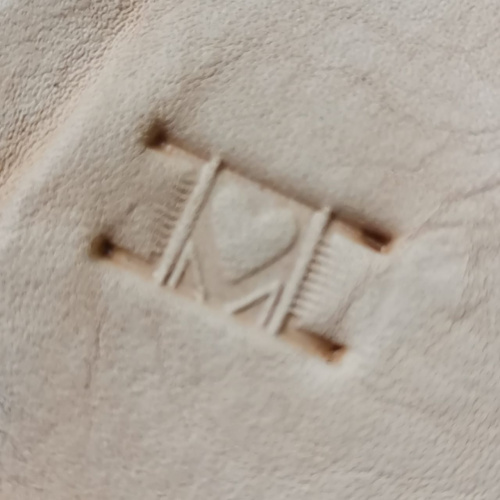 Штамп для тиснения Корзинка сердце 13х6 мм  Ch-t X501-2 - фото товара фото 2