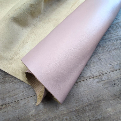 Кожа КРС 1,2-1,4 мм Бергамо Пудра фото 4