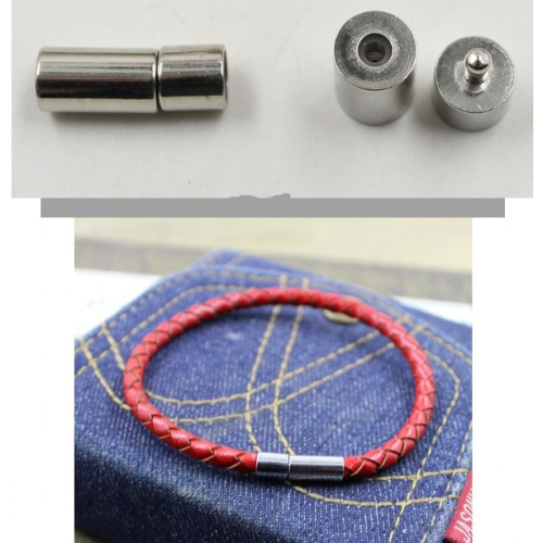 Застежка 2-8 мм для браслета Цилиндр фото 2 Застежка 2-8 мм для браслета Цилиндр фото 2