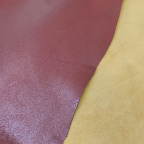 Кожа козы (шевро) 1,0-1.3 мм Красно-коричневый Испания фото 4