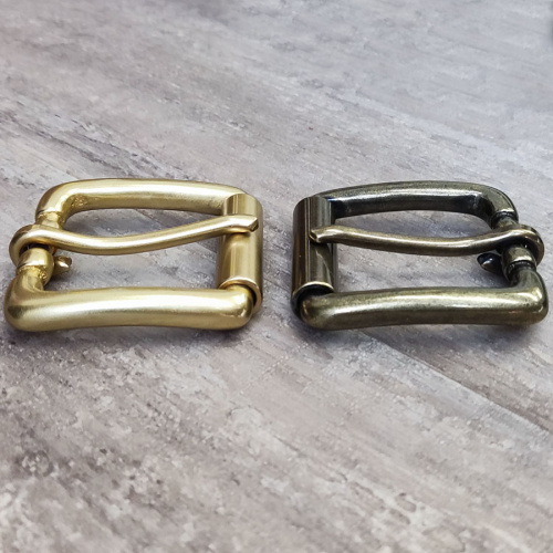 Пряжка 40 мм латунная с роликом L92 фото 4 Пряжка 40 мм латунная с роликом L92 фото 4