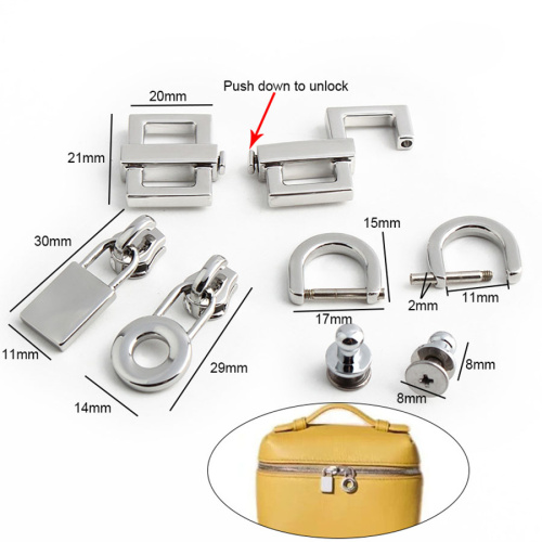 Комплект фурнитуры для сумок KFS-002 фото 6 Комплект фурнитуры для сумок KFS-002 фото 6