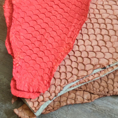 Кожа рыбы 0,7 мм Карп матовый 8*20 см фото 13