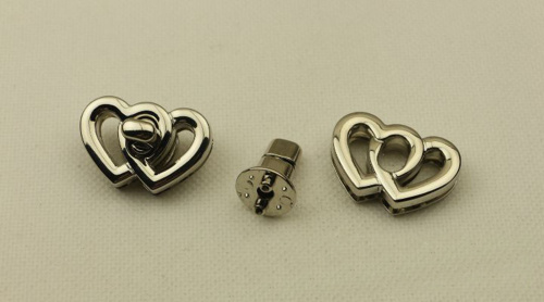 Застежка для сумки Сердце фото 3 Застежка для сумки Сердце фото 3