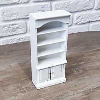 Шкаф для кукол с полками Белый  - купить для кожевенного хобби