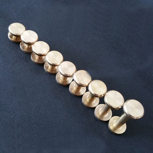 Винт ременной d=8, 10 мм плоский, Латунь фото 6