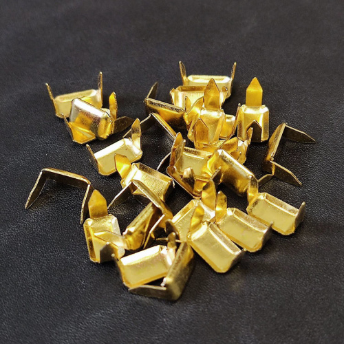 Заклепки зажимные (серебро, золото,бронза) 10 шт фото 5 Заклепки зажимные (серебро, золото,бронза) 10 шт фото 5