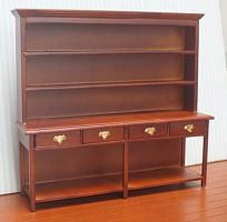 Шкаф для кукол с полками и ящиками Миниатюра 1:12  - купить для кожевенного хобби