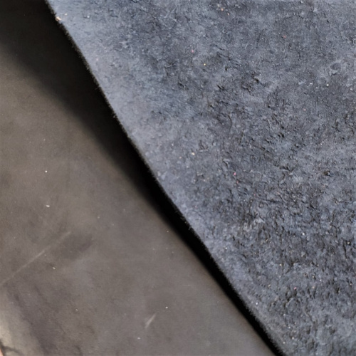 Кожа вороток 3,6-4,0 мм комб. дубл. Черный Белоруссия фото 2