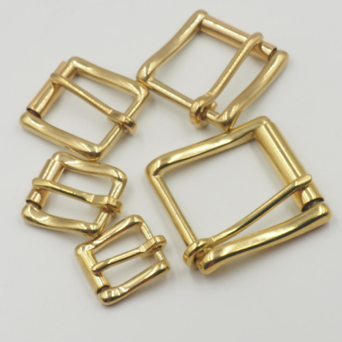 Пряжка 13-50 мм латунная c роликом Z002