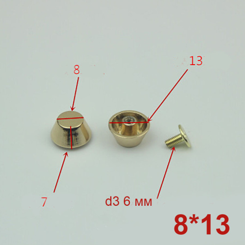 Пукля (ножка) для сумок конусная фото 5