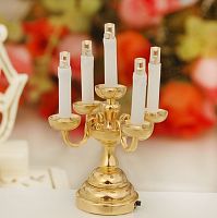 Люстра канделябр на проводе для кукол  - купить для кожевенного хобби